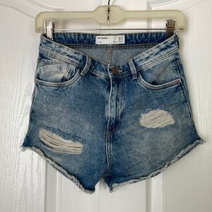 Zara denim shorts